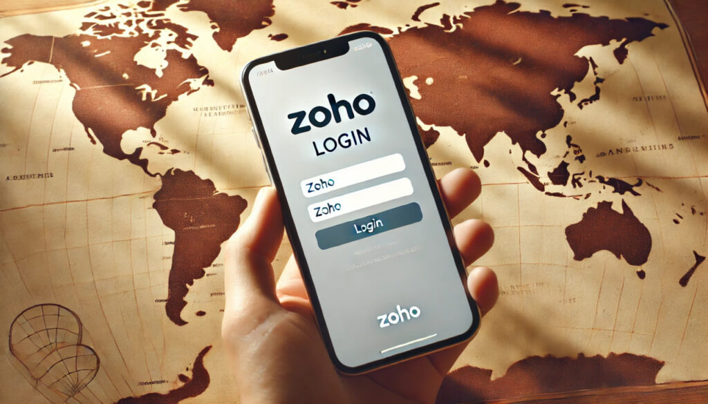 zoho crm login