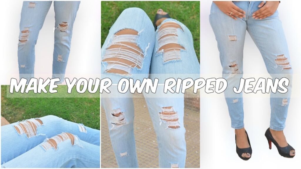 How Ripped Are Ripped Jeans? skinny ripped jeans
